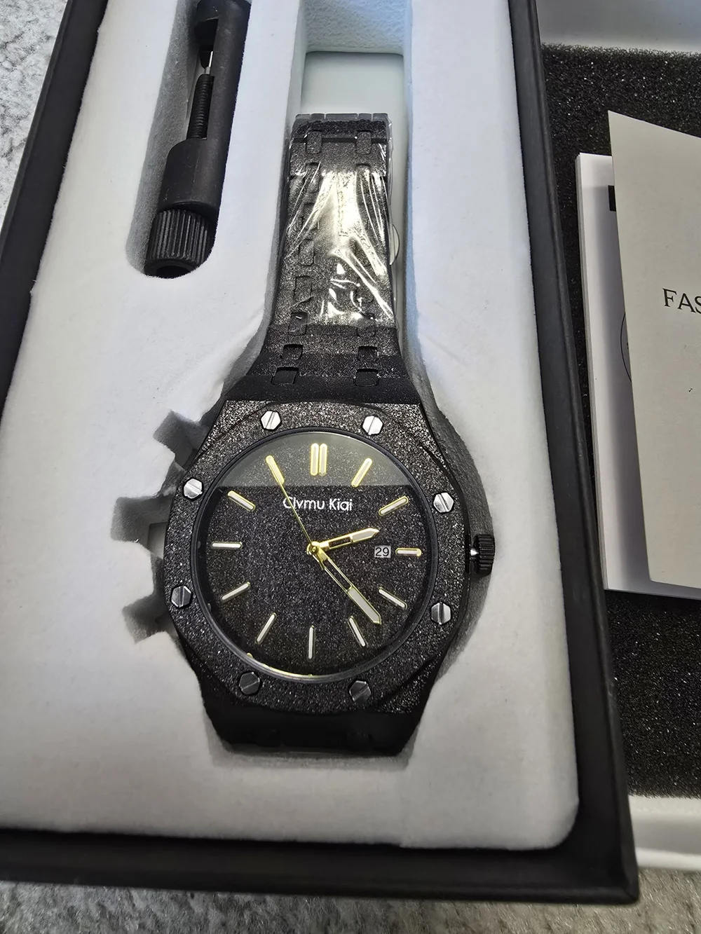 Men’s Black and Gold Authomatic Sport Watch